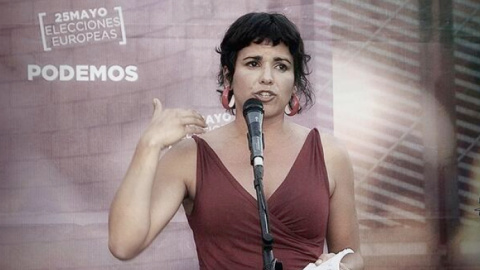 La eurodiputada de Podemos Teresa Rodríguez.