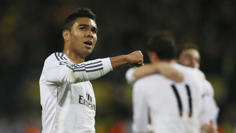 El jugador brasileño Carlos Henrique Casemiro, en su primera etapa en el Real Madrid. REUTERS