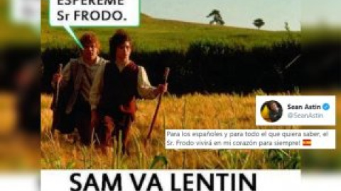 "Twitter ha alcanzado su cumbre": el actor que interpretaba a Sam en 'El Señor de los Anillos' comparte el mítico meme de "Sam va lentin"