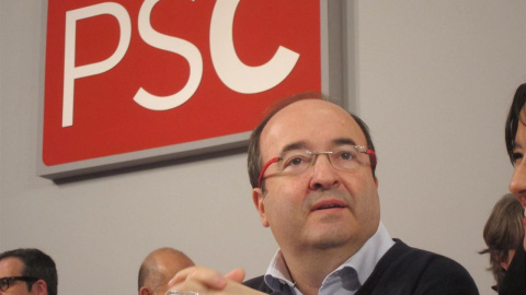 El primer secretario del PSC, Miquel Iceta. EUROPA PRESS