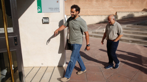 (30/5/17) Jesús Candel a la entrada de los juzgados de Granada (Archivo).