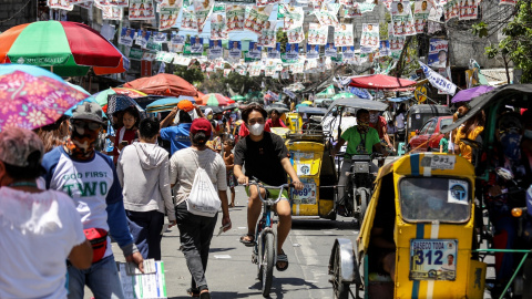 La capital del país, Manila, también ha resultado afectada. Imagen de Archivo.