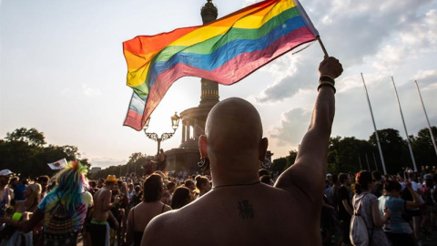 Manifestación LGTBI en Berlín. EFE/EPA/OMER MESSINGER