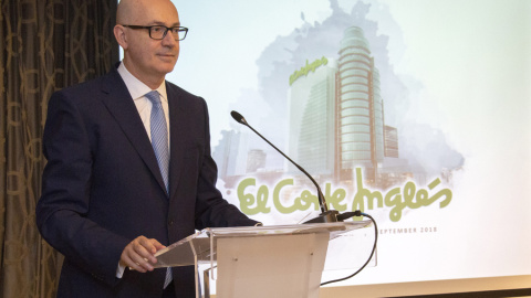 Jesús Nuño de la Rosa, presidente de El Corte Inglés en el 'roadshow' de la emisión de bonos