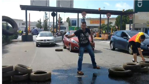 Los CDR desbloquean los accesos al CIM Vallès tras casi cuatro horas de protesta