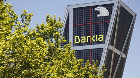 Sede de Bankia en una de las Torres Kio de Madrid. E.P.