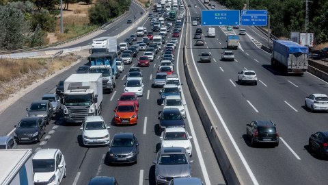 Operación salida del pasado 29 de julio de 2022, en Madrid.