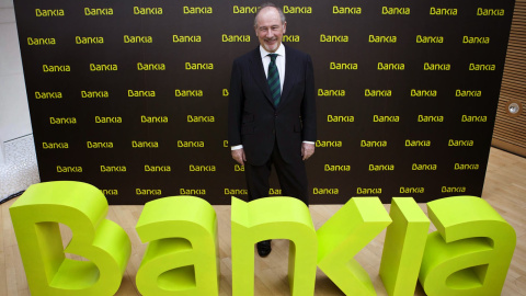 Rodrigo Rato, cuando era presidente de Bankia. EFE