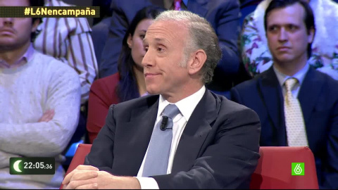 El periodista Eduardo Inda en una de sus intervenciones en el programa 'La Sexta Noche', en La Sexta.