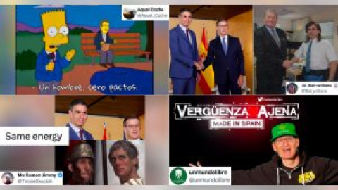 "Feijóo acabará pidiendo que al menos le dé una vuelta en Falcon": los mejores memes de su reunión con Sánchez