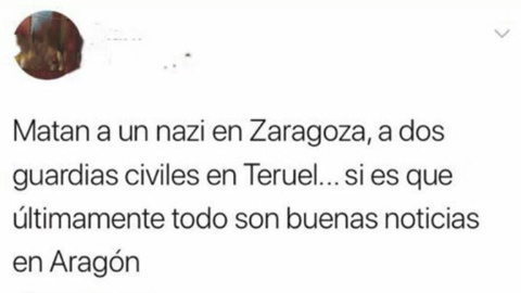 La Guardia Civil detiene a un tuitero e investiga a otros dos por decir que la muerte de dos agentes es una "buena noticia"