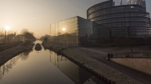 Vista general de la sede del Parlamento Europeo en Estrasburgo. / EFE