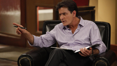 El actor Charlie Sheen.