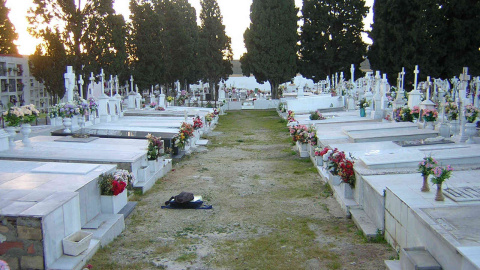 Vista parcial del cementerio municipal de El Puerto de Santa María.