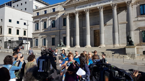 03/10/2018.- 17 activistas trans llevaron a cabo una huelga de hambre para exigir a Podemos que tramite la ley integral de este colectivo. TWITTER/@PlataformaTrans