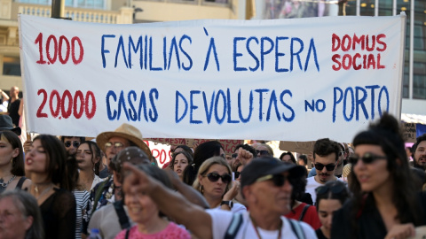 Protestas en Portugal por el derecho a una vivienda digna