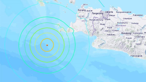 Localización del terremoto en Indonesia / EFE