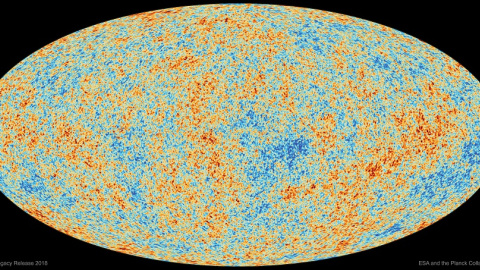 Radiación de fondo de microondas captada por el satélite Planck. /ESA/PLANCK