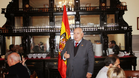 José Luis Corral en los Premios Círculos San Juan en el Casino Militar de Madrid.