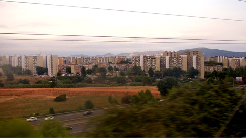 Vista de la localidad de Badia del Vallès (Barcelona)