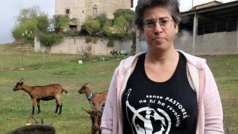 17-10-2023 Núria Cabré, del col·lectiu Ramaderes de Catalunya, a la seva explotació del Lluçanès