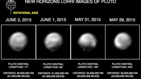 La nave New Horizons revela las distintas caras de Plutón. /NASA