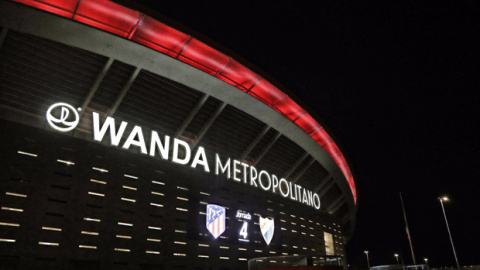 Fachada del estadio Wanda Metropolitano, casa del club Atlético de Madrid. / www.atleticodemadrid.com