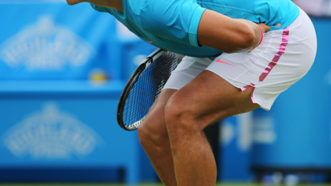 Nadal, durante el partido ante Dolgopolov. Reuters / Paul Childs