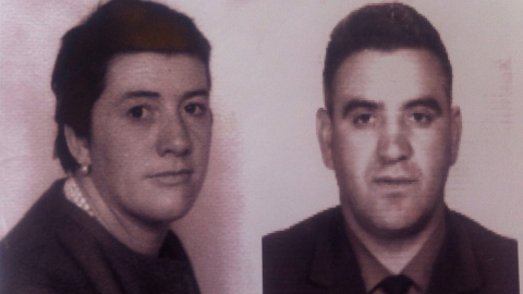 Sirgo y su marido Alfonso Braña en 1962, tras las torturas del capitán Caro.