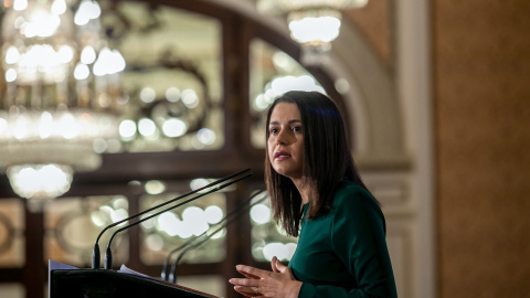 Inés Arrimadas, hoy en Sevilla. Europa Press