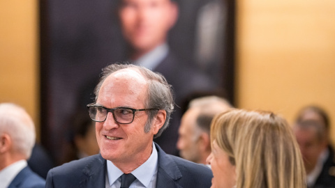 El Defensor del Pueblo, Ángel Gabilondo, durante un acto en el Congreso de los Diputados, a 19 de octubre de 2023, en Madrid.