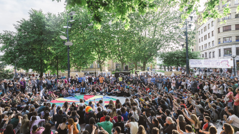 Las protestas contra la incineradora de Guipúzcoa se saldan con cuatro detenciones