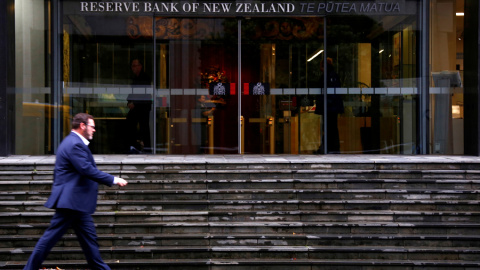 Sede del Banco de la Reserva de Nueva Zelanda (RBNZ), en el centro de Wellington. REUTERS/David Gray