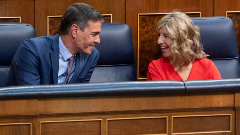 Pedro Sánchez y Yolanda Díaz, en una foto de archivo.