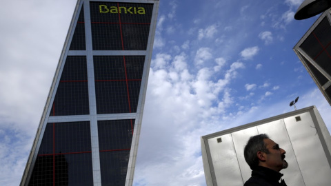 Sede de Bankia en una de las Torres Kio de Madrid. REUTERS