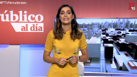 Silvia Brasero en el informativo 'Público al Día' del 25 de octubre de 2018.