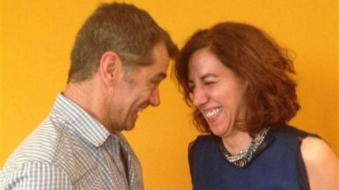 Los miembros de UPyD Toni Cantó e Irene Lozano, en una foto colgada en la web de la corriente a la que pertenecen, 'Renovadores UPyD'.