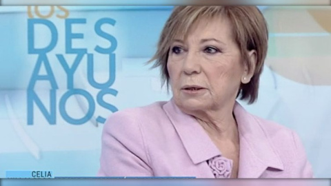 Celia Villalobos el pasado martes 16 de enero en 'Los Desayunos de TVE'.