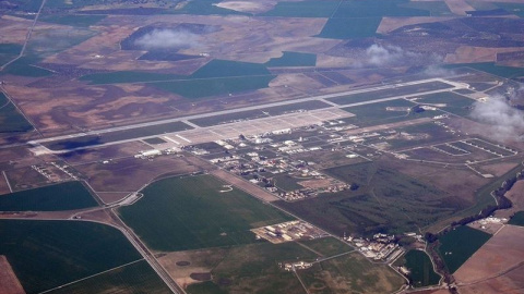 Vista aérea de Morón de la Frontera (Sevilla).- WIKIPEDIA