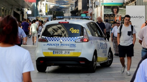 Imagen de archivo de un coche de la Policía Municipal de Madrid. - EUROPA PRESS