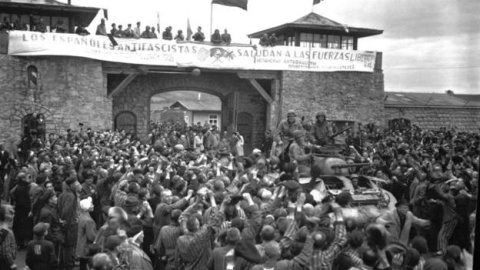 El campo de concentración de Mathausen, el día de su liberación