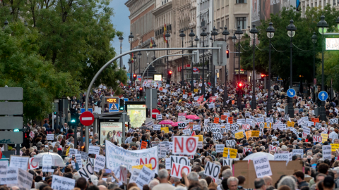 24-10-22 Manifestación a favor de una sanidad pública, universal y de calidad en Madrid.