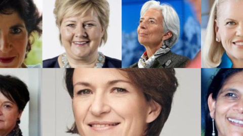 Siete mujeres co-dirigen la reunión de este año del Foro Económico Mundial de Davos