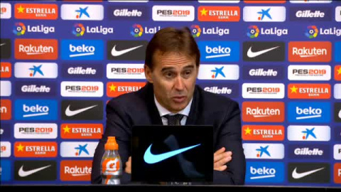 Lopetegui: "Tengo absoluta fuerza para seguir dirigiendo al grupo"