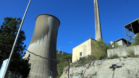 2019/ La torre de refrigeració de l'antiga central tèrmica de Cercs.