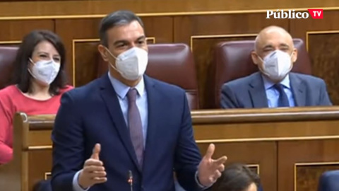 Pedro SÃ¡nchez, a Casado: "Ay, seÃ±or Casado, que estamos en campaÃ±a y aquÃ­ hemos estado con el mitin"