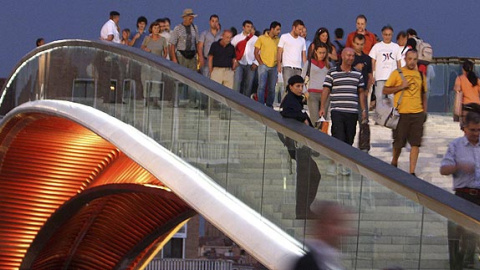 Foto del puente de Calatrava en Venecia. REUTERS