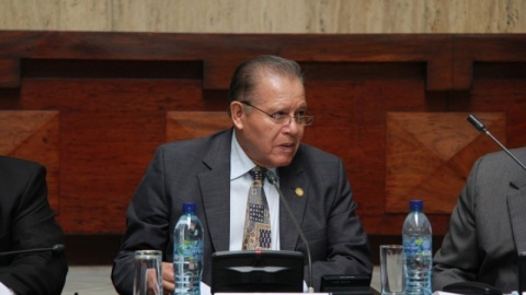 El expresidente y exmagistrado de la Corte Suprema de Justicia de Guatemala, José Arturo Sierra.