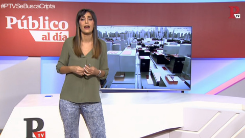 Silvia Brasero en el informativo del 31 de octubre de 2018.