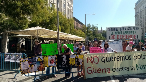 Manifestación Abrazo al agua.